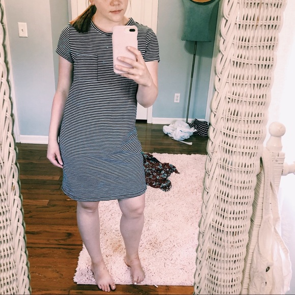 old navy black cotton dress
